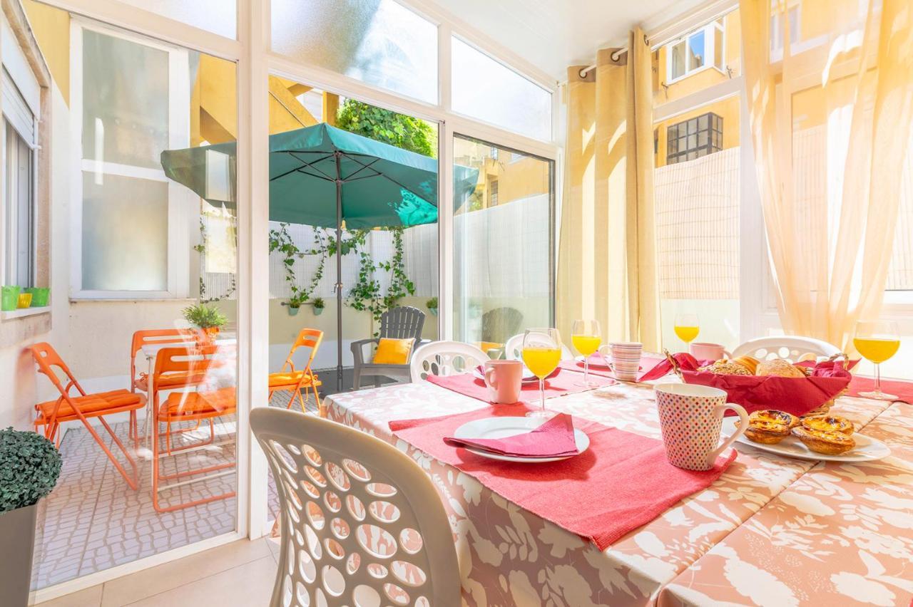 Alm- Spacious. Sunny. Patio. Quiet Area. Fast Wifi Lisboa Eksteriør billede